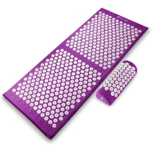 ProsourceFit Acupressure Mat and Pillow Set لتخفيف آلام الظهر والرقبة واسترخاء العضلات