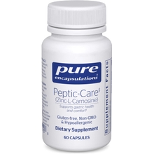Pure Encapsulations Peptic-Care - Zinc-L-Carnosine - Gut Health &amp; Antioxidant Supplement - Supports Gastric Health - Vegan &amp; Gluten-Free - 60 Capsules
