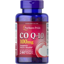 Puritans Pride CoQ10 100mg, Supports Heart Health, 240 Rapid Release Softgels