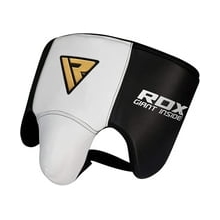 RDX Groin Protector for Boxing, Muay Thai, MMA Fighting and Kickboxing, Cowhide Leather Abdo Gear for Martial Arts Training, SATRA Approved Jockstrap Abdominal Guard for Sparring and Taekwondo