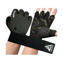 RDX Weight Lifting Gloves Fitness Bodybuilding Training Cycling Gym Equipment Brown Small