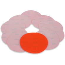 Red Label Abrasives 6 Inch 400 Grit High Performance Hook and Loop WetDry Auto Body Film Sanding Discs, 50 Pack