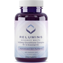 Relumins Glutathione Supplement - 1650mg Reduced Glutathione Complex with Hyaluronic Acid, Alpha Lipoic Acid, Rose HIPS, Riboflavin, Vitamin E - 90 Veggie Capsules - Proprietary Blend