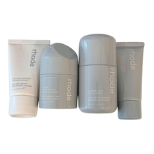 Rhode Mini Skincare Kit &ndash; 4-Piece Travel-Size Set with Pineapple Refresh Cleanser (1.35 fl. oz), Glazing Milk (1 fl. oz), Peptide Glazing Fluid (0.5 fl. oz), and Barrier Restore Cream (1 fl. oz)