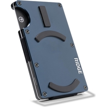The Ridge Alpine Navy MagSafe Compatible Wallet - RFID, Card Holder & Integrated Cash Strap, Minimalist, Modern, Tech-Savvy Unisex Wallet for Men