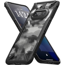 Ringke Fusion-X Compatible with Nothing Phone 3a Case, Anti-Scratch Dual Coating Shockproof Cover Designed for Nothing Phone (3a) - Camo Black