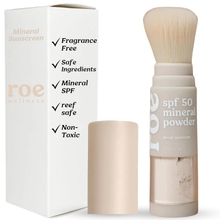 Roe Wellness- Kids SPF 50 Brush On Mineral Sunscreen Powder, Reef-Friendly, Easy to Apply for Kids, Babies & Parents
