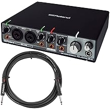 Roland 2-In 4-Out USB Audio Interface Bundle with Instrument Cable