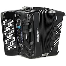 Roland FR-1XB Premium V-Accordion Lite with 62 Buttons and Speakers, Black