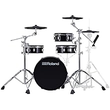 Roland VAD103 V-Drums | Premium 4-Piece Electronic Acoustic Design Drum Kit with Shallow-Depth Shells