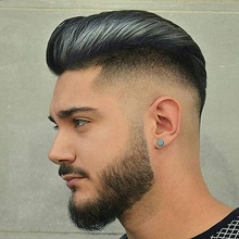 Rossy&amp;Nancy European Virgin Human Hair Toupee for Men with Soft Thin Super Swiss Lace 10" x 8" Straight hair pieces #1b Off black Color (Base Size:10"x8", 1b Off Black Color)