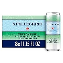 S.Pellegrino Sparkling Natural Mineral Water, 11.15 Fl Oz pack of 8