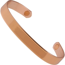 Sabona Brushed Copper Original Magnetic Bracelet, Copper Wristband, Large, 6.5