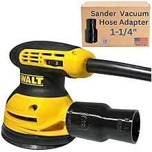 Sander Vacuum Adapter for DeWalt or Craftsman Sanders - Shop Vac Attachment for Dust Collection 1-1/4" by 1058Designs