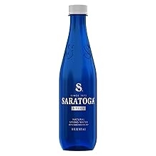 Saratoga Still Spring Water Bottle PET 16 Oz Pack of 24