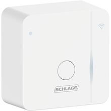 SCHLAGE BR400 Sense Wi-Fi Adapter 2.4GHz WiFi Only | Works With SCHLAGE Sense , White