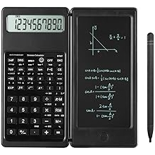 Scientific Calculators, Calculator for School, 10-Digit Large Screen Calculadora Cientifica, Scientific Calculator with Notepad, Math Calculator for Middle High School Supplies & College Black