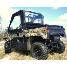 Seizmik UTV Soft Upper Half Door Kit with Rear Windshield Compatible with Kawasaki Mule Pro-MX 2021-2023 Models | with Zippered Windows | Side by Side Accessories