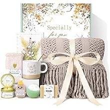 Valentines Day Gifts for Her Mom Friend Sister, Birthday Gifts for Women Self Care Spa Gift Baskets for Women, Get Well Soon Gift Baskets Thinking of You Relaxation Stress Relief Care Package