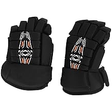 Hockey Gloves Pair, 14 Inch, Breathable Lightweight Protective Design - Extra Padding for Hand Safety, Mesh Ventilation for Comfort, Ideal for Ice and Roller Hockey Players