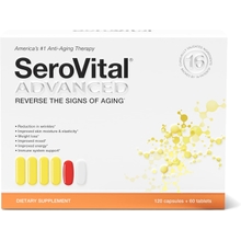 Serovital Advanced for Women - Anti-Aging Supplement for Women - Increase a Critical Peptide Associated with Stimulating Collagen Production, Skin Benefits, Energy, and Sleep - 30-Day