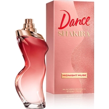 Shakira Perfumes Dance Midnight Muse Eau de Toilette for Women Long lasting Feminine romantic and charming fragrance Fruit floral and vanilla notes Optimal daily use 50 ml