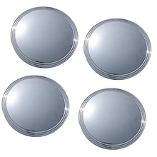 Shiny Wheel Cover 4 Pcs Plated Wheel Caps USA Style for 13 Inch MOONEYS Style Light Tiger Foil Cap Wheel Cover Chrome Plated