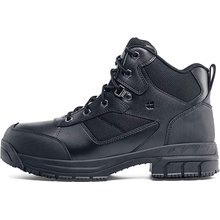 Shoes for Crews Voyager II, Men&amp;#39;s, Women&amp;#39;s, Unisex Soft Toe and Steel Toe Work Boots, Slip Resistant, Water Resistant, Black
