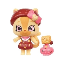 Shopkins Wild Style Kitty Crumbles Shoppet dan Camilla Cat Stand