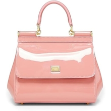 Sicily Patent Leather Top Handle Bag