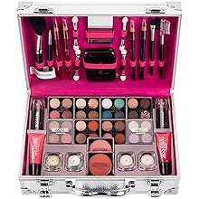 Full Beauty Makeup, Cosmetics Set, 56 Pieces, Upgraded Cosmetics Set, Makeup Set, Eyebrow Powder, Makeup Brush, Lipstick, Makeup Palette, Waterproof, Sweatproof, Long-Lasting, Popular