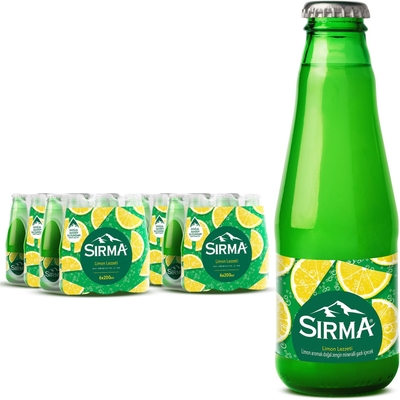 Sırma Vitamin C Lemon Flavored Natural Mineral Water 24 x 200 ML