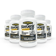 SIZEGENIX ALL NATURAL MALE ENHANCEMENT 100% NATURAL MADE IN USA 5 BOTTLE