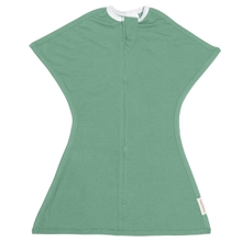 SleepingBaby Zipadee-Zip Transitional Swaddle Sack, 3-6 Bulan - Roomy Zipper Swaddle untuk Perubahan Lampin Mudah dan Perkembangan Pinggul yang Betul - Baby Swaddle Sack, X-Small - Basil