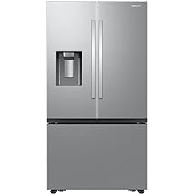 Samsung Smart 26 cu. ft. French Door Counter Depth Refrigerator with Four Ice Types - Stainless Steel