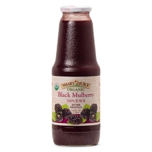 Smart Juice Organic Black Mulberry Juice - 33.8 fl oz 1L - case of 6