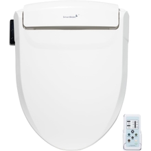 SmartBidet SB-1000 Electric Bidet Seat for Elongated Toilets with Remote Control- Electronic Heated Toilet Seat with Warm Air Dryer and Temperature Controlled Wash Functions