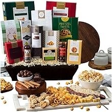 وجبة خفيفة & الشوكولاته هدية سلة ديلوكس - هدية الطعام الذواقة من قبل GourmetGiftBaskets.com