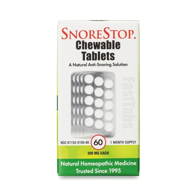 Snore Stop Oral Chewable Tablets a Natural Anti-Snoring Solution 60 Tablets