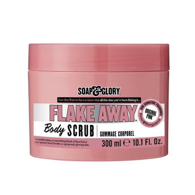Soap & Glory Flake Away Exfoliating Body Scrub, Original Pink Scent, 10.1 fl oz