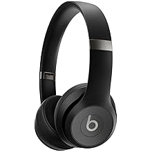 Beats Solo 4 - Wireless On-Ear Bluetooth Headphones, Up to 50-Hour Battery Life, Ultra-Lightweight Comfort, Powerful and Balanced Sound, Apple & Android Compatible - Matte Black