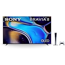 Sony 77 Inch OLED 4K Ultra HD TV BRAVIA 8 Smart Google TV & PlayStation 5 Digital Edition Console Slim