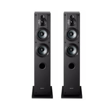 Sony SSCS3 Stereo Floor-Standing Speaker Pair Bundle Black