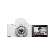 Sony ZV-1F - Digital camera - compact - 20.1 MP - 4K / 30 fps - ZEISS - Wi-Fi, Bluetooth - white