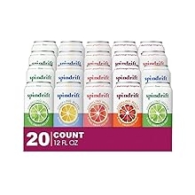 Spindrift Citrus Collection 20- Pack of Sparkling Water & Real Squeezed Fruit 12 fl oz Can