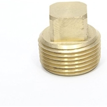 Square Head Pipe Plug 34 NPT Male MIP MPT Brass Fitting FuelAirWaterBoatGasOil WOGBilgeGarboardBung