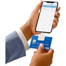 Pembaca Persegi untuk magstripe dengan penyambung Lightning, putih, 1.06 inci 27 mm