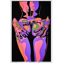 Squeeze by Audrey Herbertson Blacklight Poster - Authentic Flocked Poster with Blacklight-Reactive Printing - 23 x 35&amp;#34