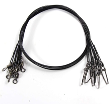 Stainless Steel Wire Leader for Fishing with Swivels and Snaps