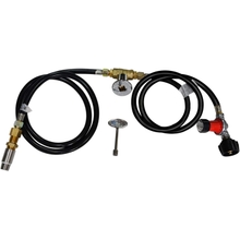 Stanbroil Fire Pit Installation Hose with Shut-Off Valve for Propane Gas Connection, 300K BTU Max